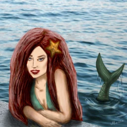 dcdrawon drawing mermaid